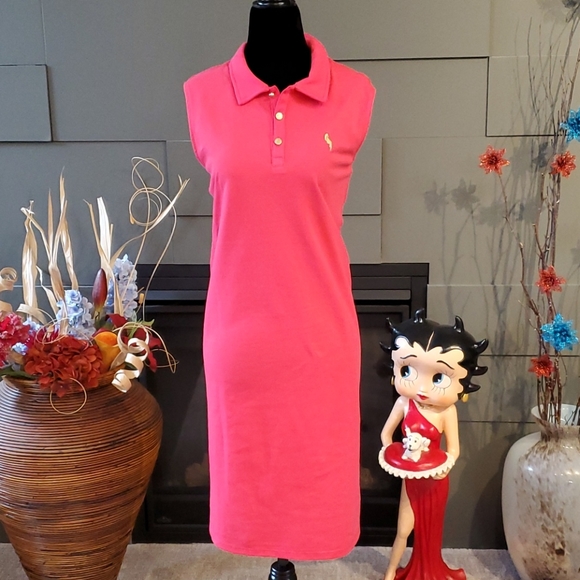 NWT Pappagallo 100% Cotton Polo Dress - Picture 1 of 8